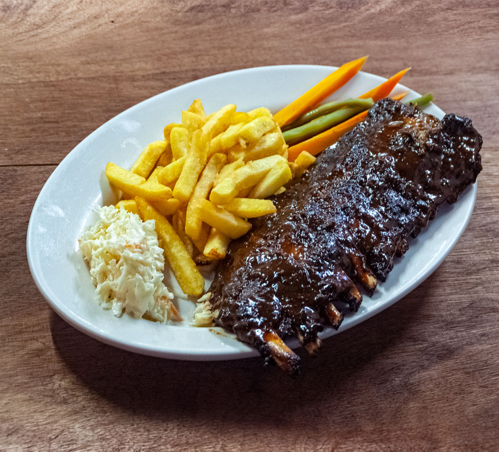Bar B Qued Baby Back Ribs Full Rack South Avenue Grill